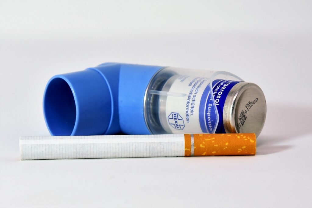 Smoking is one of the most common causes of asthma. If you smoke, your risk of developing asthma is greater than that for non-smokers. Smokers are more likely to have more severe cases of emphysema, with a greater degree of destruction of the air sacs in their lungs.