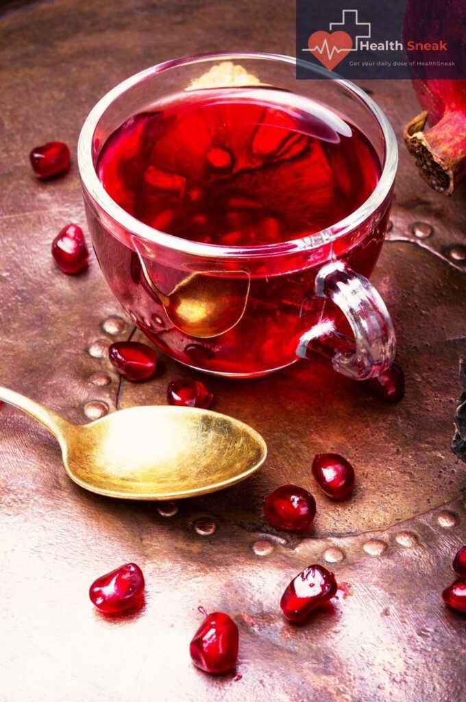 Another benefit of pomegranate tea is for nails and hair. In general, it can help your hair from being brittle and dry and help prevent hair loss. There are Nail benefits as well, and Pomegranate is a natural way to promote nail growth and keep your nails strong.