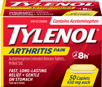 Tylenol Arthritis is designed to treat the pain and inflammation associated with arthritis, it can also be used to treat headaches, menstrual cramps, and toothaches, among other types of pain.